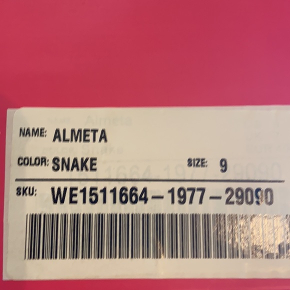 NWOT JUSTFAB Snakeprint wedges - Picture 5 of 7